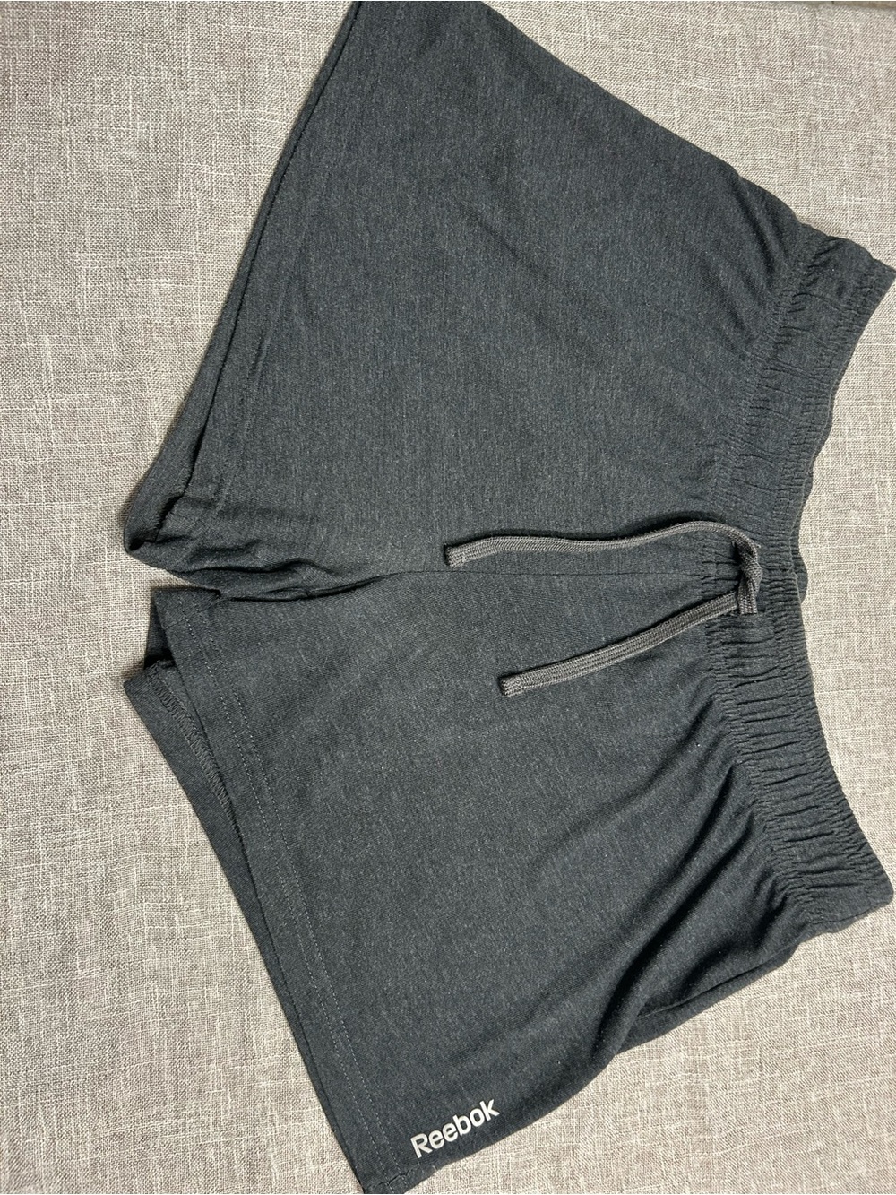 Reebok Dark Gray Athletic Shorts